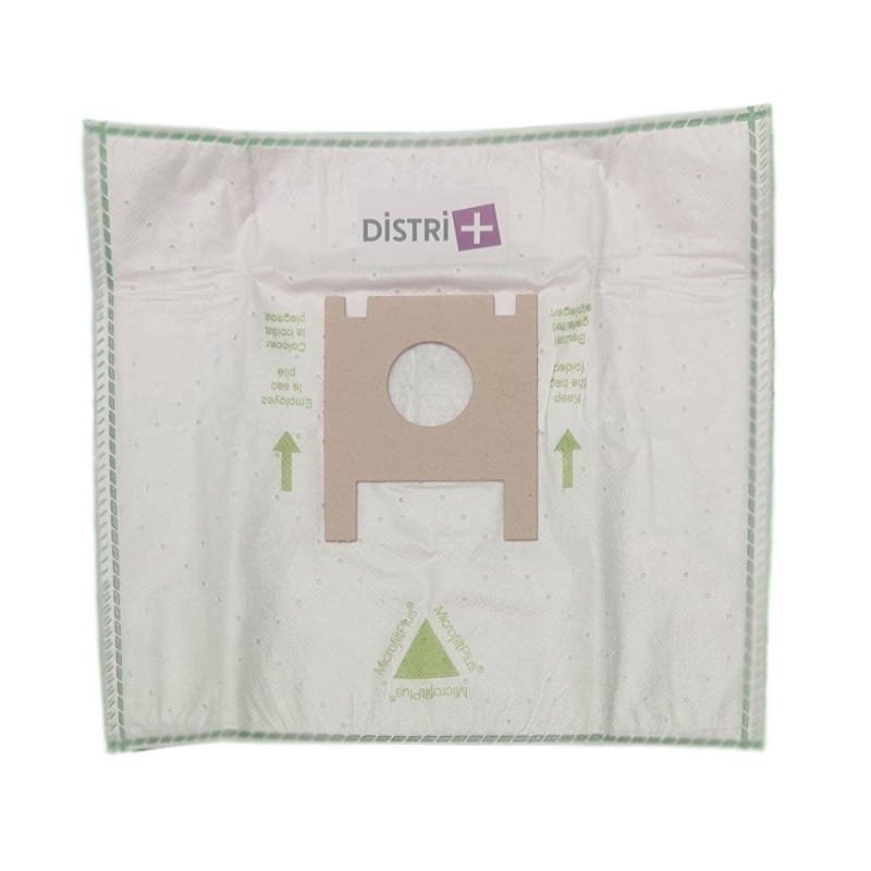 Sac aspirateur compatible avec MOULINEX CALOR BALLOON - ROWENTA Z455, ARTEC, SPONGO, TONIXO, RS700 à RS799... - La pochette de 5 sacs microfibre