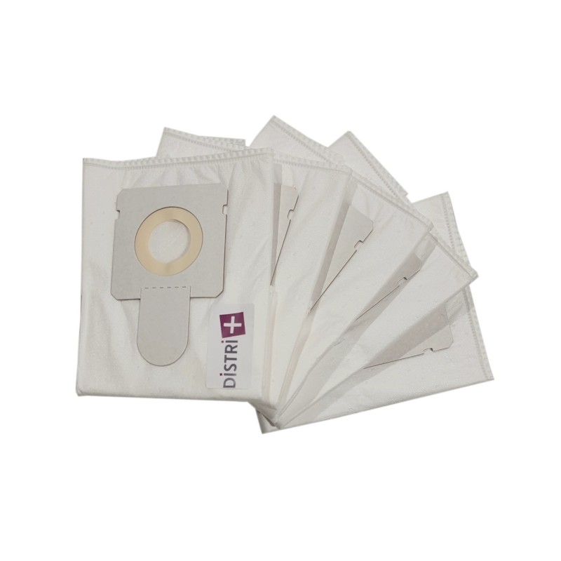 Sac aspirateur compatible avec CURTISS ATB14, OPTIMA, PRIMO, SOLO - KNEISSEL RONDO, UC2, UC3, VT15... - La pochette de 5 sacs microfibre