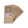 Sac aspirateur compatible avec AEG CLEAN & ROLL, FS400, GR6 - ELECTROLUX / TORNADO AMADILLO, E58 - La pochette de 10 sacs papier