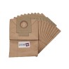 Sac aspirateur compatible avec BLUESKY-BLUEWIND BSC105 - DE LONGHI PRIMA, XTS120 à XTS135 - La pochette de 10 sacs papier