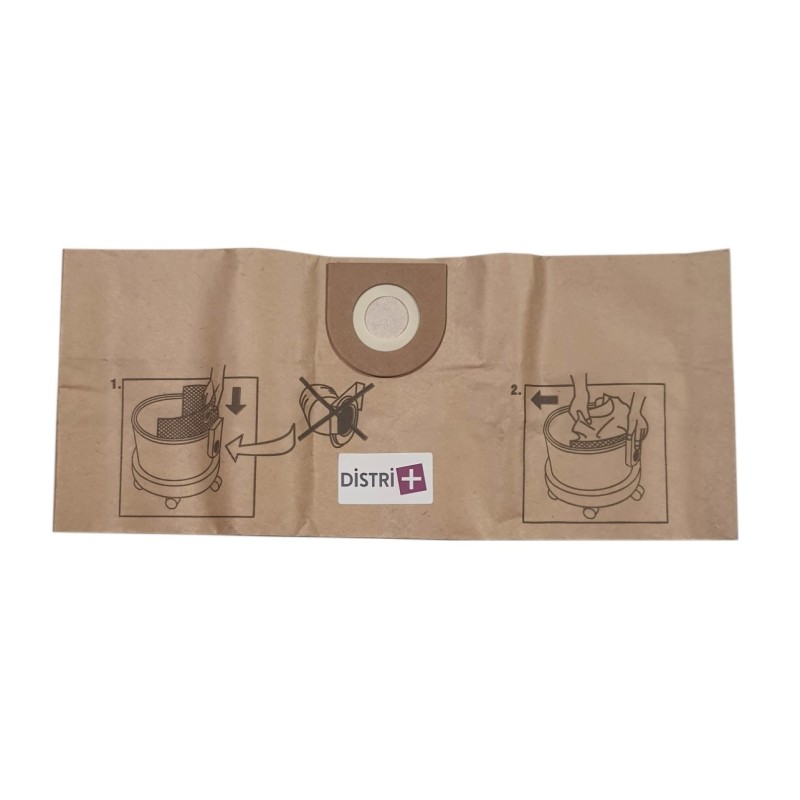Sac aspirateur compatible avec VAX 1000 (Série), 2000 (Série), 4000 (Série) 100 à 121, 200 à 223, MOP... - La pochette de 5 sacs papier