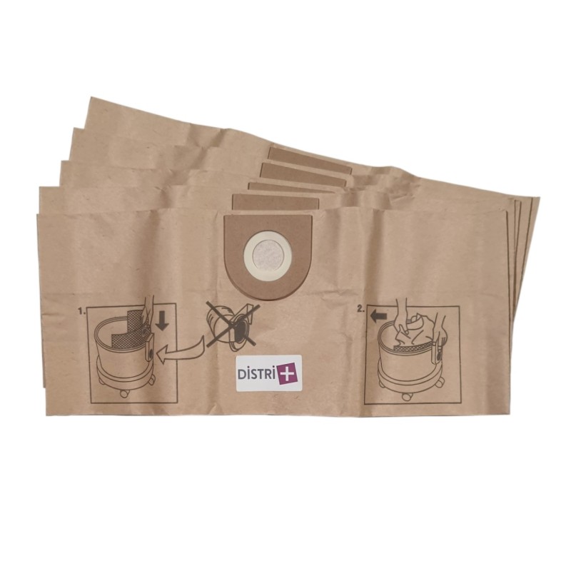 Sac aspirateur compatible avec VAX 1000 (Série), 2000 (Série), 4000 (Série) 100 à 121, 200 à 223, MOP... - La pochette de 5 sacs papier