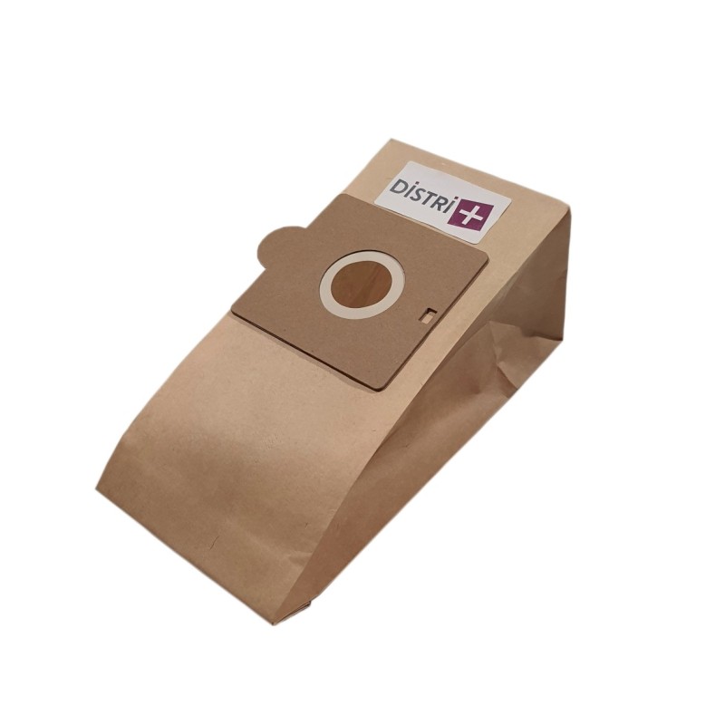 Sac aspirateur compatible avec ENTRONIC / HELKINA : MICKY, TEK VC9901 - LG S25M, S25S - AMADIS AST1800... - La pochette de 10 sacs papier