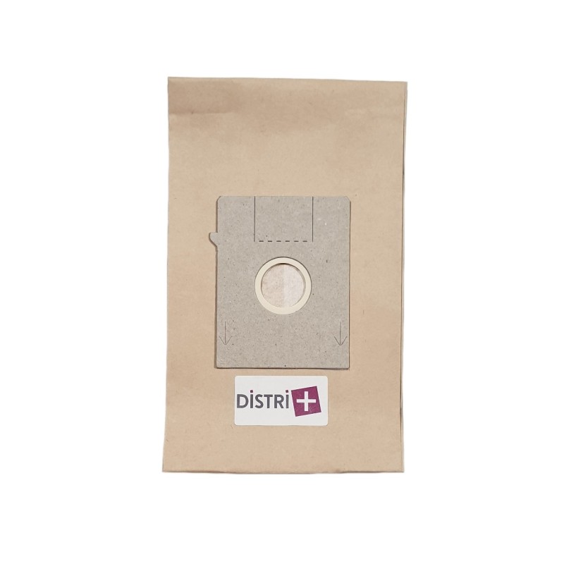 Sac aspirateur compatible avec BOSCH / SIEMENS TYP K, ARRIVA, BIG BAG, SMILY, SUPER SX, MINI MOUSY... La pochette de 10 sacs papier