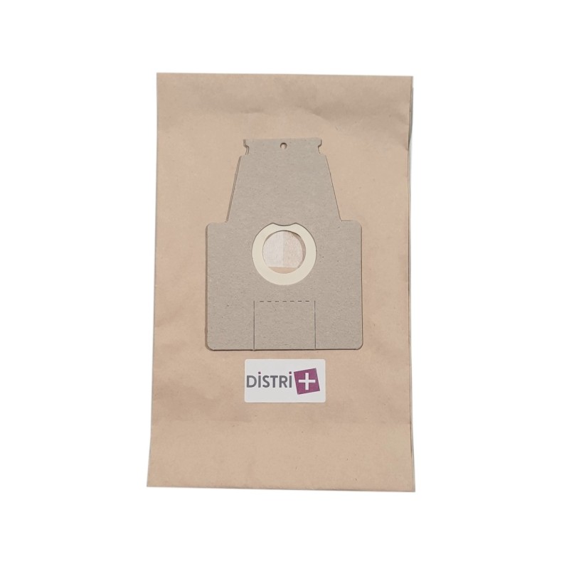 Sac aspirateur compatible avec BOSCH / SIEMENS TYP M, TYP P, ERGOMAX, ERGOMAXX, BSG8.., VS08.., 461750... - La pochette de 5 sacs papier