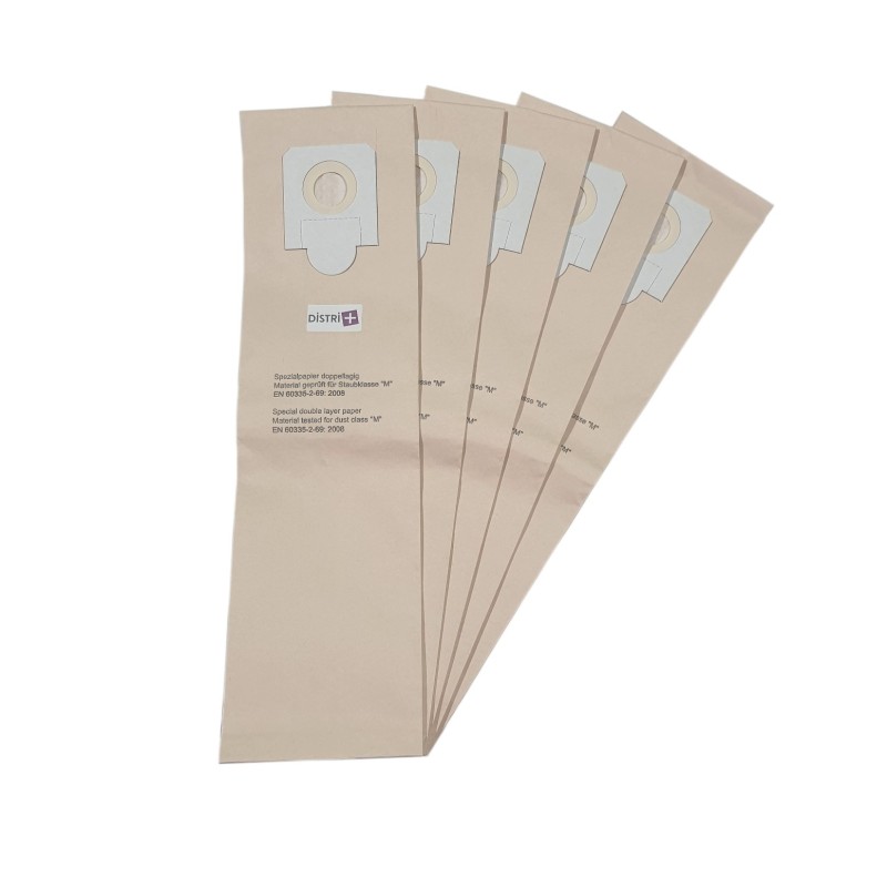 Sac aspirateur compatible avec Karcher : NT45/1, NT48/1, NT55/1, NT561, NT611, NT65/2 - HILTI VC20, VC40. - pochette de 5 sacs papier