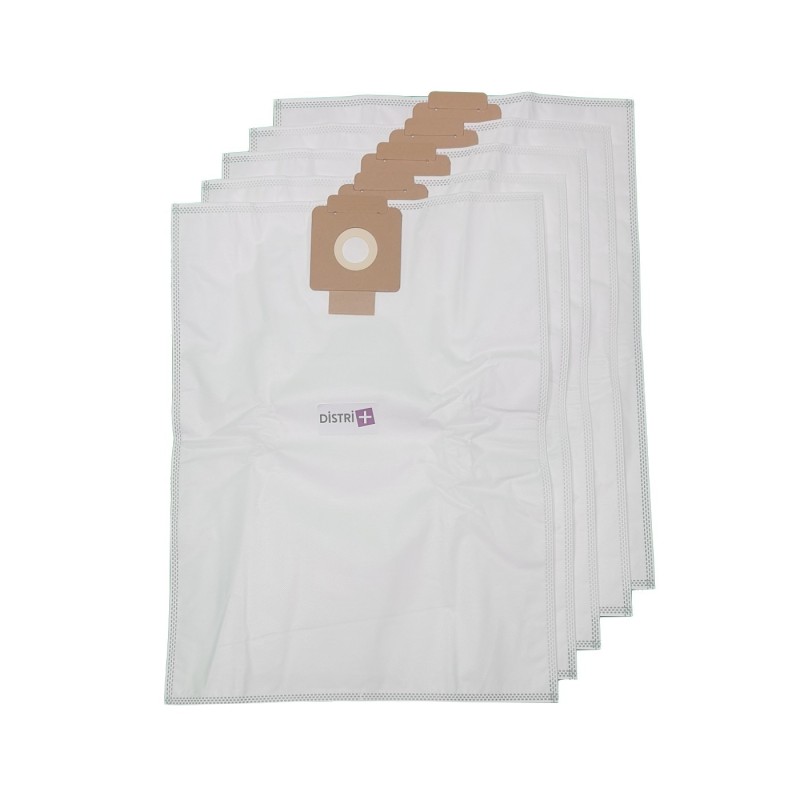 Sac aspirateur compatible avec Karcher T12/1, T15/1, T17/1, 6.907-016.0, 6.907-019.0.- La pochette de 5 sacs microfibre