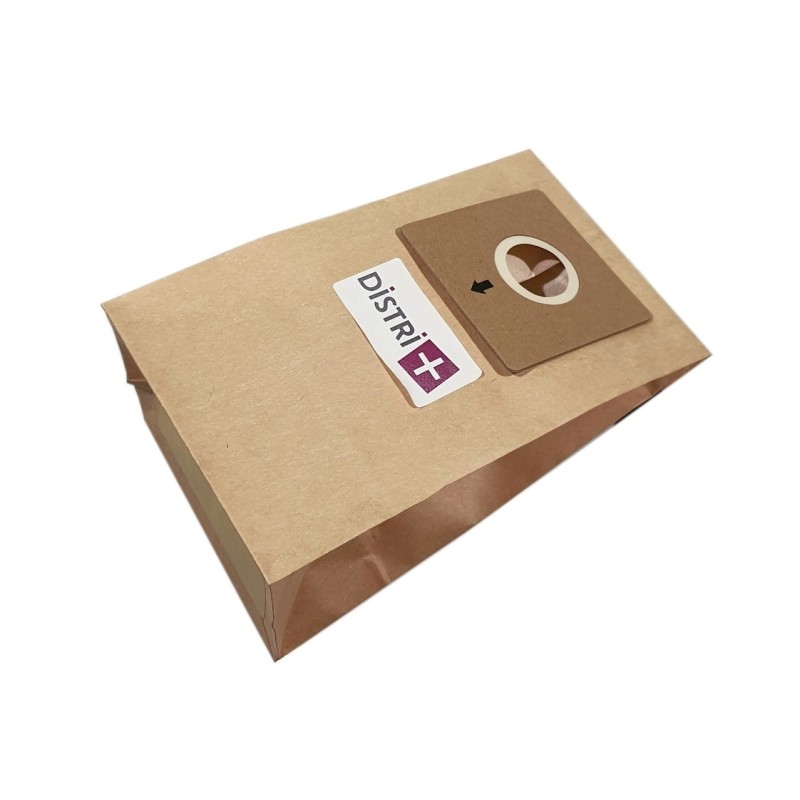 Sac aspirateur compatible avec KOSMOS 4 (cartonnette sac avec encoche) - La pochette de 10 sacs papier