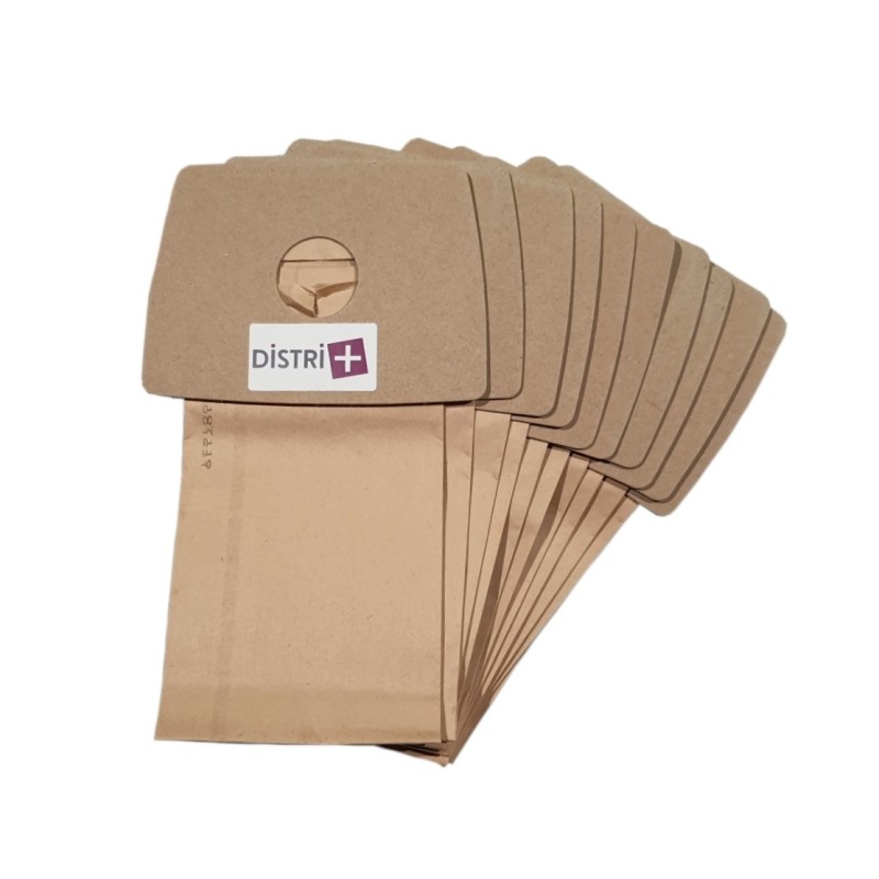 Sac aspirateur compatible avec BLUESKY / BLUEWIND / CARREFOUR / FIRSTLINE : 907 - La pochette de 10 sacs papier