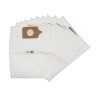 Sac aspirateur compatible avec COLUMBUS ST7 - EUROSTEAM 120AD, 122AD, 127AD, 128AD, 129AD, 130AD... - Carton de 15 pochettes de 10 sacs microfibre