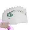 Sac aspirateur compatible avec Numatic Dorsal RSV130, RSB140, RBV130, RSB150, RSV150, RSAV130, 604011 - Carton de 15 pochettes de 10 sacs microfibre