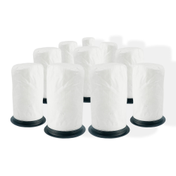 Sac aspirateur compatible avec Numatic Quick Pods  : HEN100G, HEN100R, Henry Quick, Hetty Quick, HTY100P, HTY100P, Quick- La pochette de 10 sacs microfibre