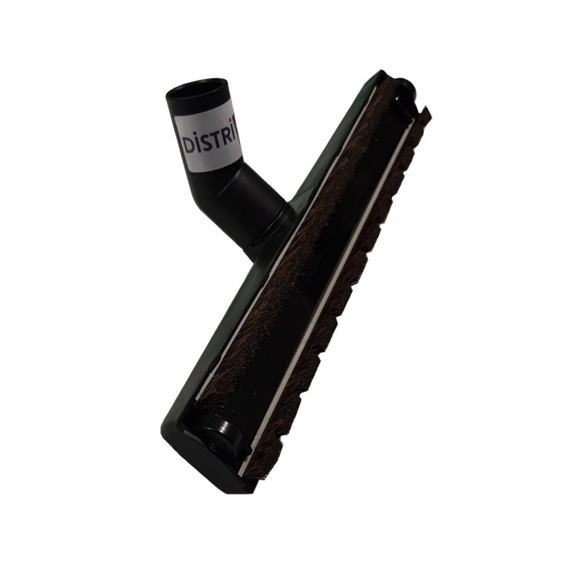 Suceur poussières en crin de cheval à roulettes pour aspirateur allant sur des tubes de diamètre 32mm - Largeur brosse : 36cm