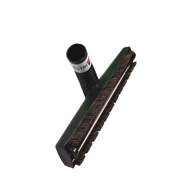 Suceur poussières en crin de cheval à roulettes pour aspirateur allant sur des tubes de diamètre 35mm - Largeur brosse : 36cm