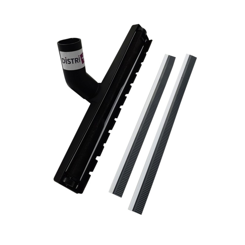 Suceur brosses à roulettes + kit bandes caoutchouc pour aspirateur allant sur des tubes de diamètre 38mm - Largeur brosse : 36cm