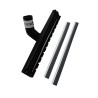 Suceur brosses à roulettes + kit bandes caoutchouc pour aspirateur allant sur des tubes de diamètre 38mm - Largeur brosse : 36cm
