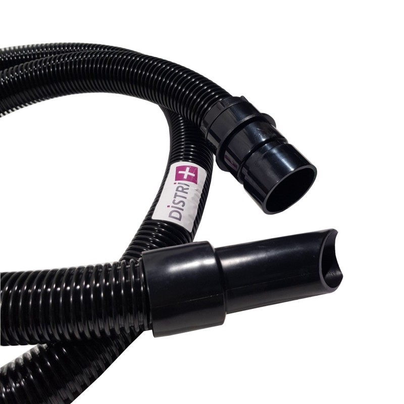 Flexible complet pour aspirateur compatible avec Ecolab Floormatic Bluevac 11, Bluevac +, Bluevac XL - Floorpul Melody - Prodim Twister Piccolo. - Longueur : 2m - Diamètre : 32mm
