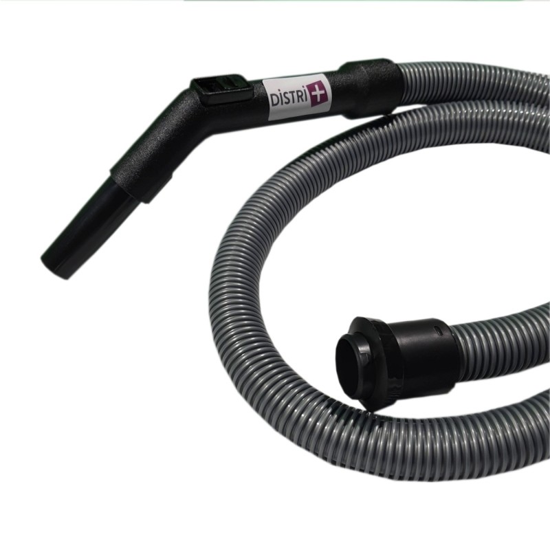 Flexible complet avec poignée plastique standard pour aspirateur Electrolux : Luxomatic, Royal, UZ930 - Nilfisk GD930, Tornado, Progress, etc. - Longueur : 1,8m - Diamètre : 32mm