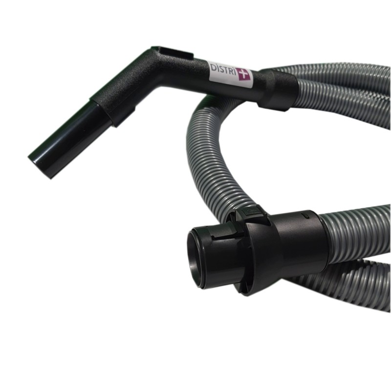 Flexible complet pour aspirateur Miele S360, S370 à S374, S376, S380, S560, S570 à S572, S578, S700 (Série), S800 (Série), etc. - Longueur : 1,8m - Diamètre : 35mm