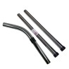 Carton de 10 lots de 2 tubes + 1 coude métal en acier chromé pour aspirateur Taski, Numatic... - Diamètre : 32mm