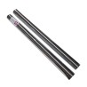 Lot de 2 tubes métal en acier chromé pour aspirateur - Diamètre : 36mm - Longueur 2x50cm