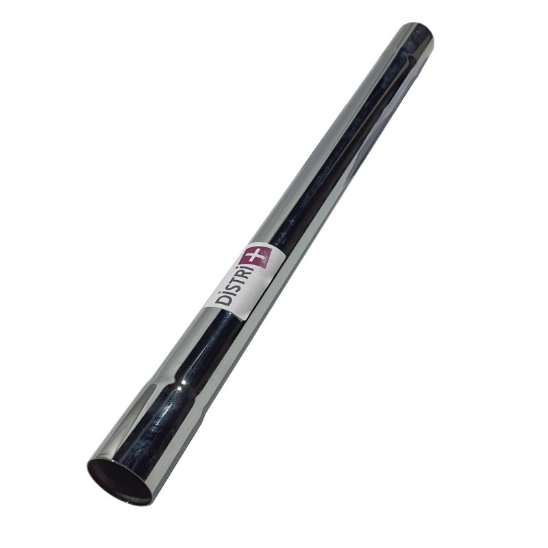 Tube métal en acier chromé pour aspirateur - Diamètre : 37mm - Longueur 50cm