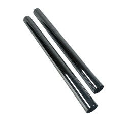 Lot 2 Tubes métal en acier chromé pour aspirateur - Diamètre : 37mm - Longueur 50cm