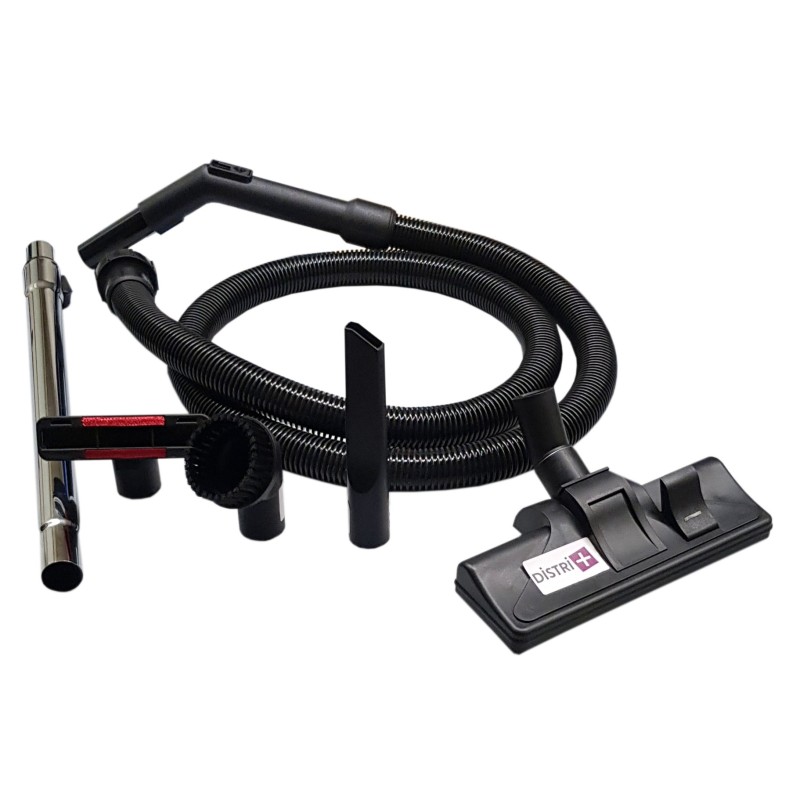 KIT ACCESSOIRE VIPER D.32MM 
(1 FLEXIBLE + 1 TUBE TELESCOPIQUE METAL + 1 COMBINE A ROULETTES + 1 SUCEUR TRIANGULAIRE + 1 BROSSE RONDE + 1 SUCEUR PLAT)