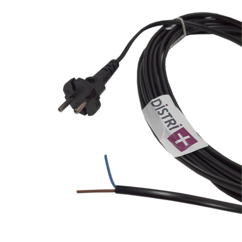 Câble d alimentation enrouleur 2x0.75 en 9m pour aspirateurs compatible avec Hoover 09595589 - Philip FC9060, FC9088, Jewel, Mobilo... - Alternative pour réf d origine Philip 432200607390 - Carton de 10 cables d alimentations