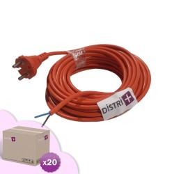 Câble pour aspirateurs Ghibli Dorsal T1, Nilfisk/Alto Backuum , Business, GD930, Family - Numatic Charles, CT370, Henry, Harry, Nupro, NUV180, RSV130, 236150... - Carton de 20 câbles