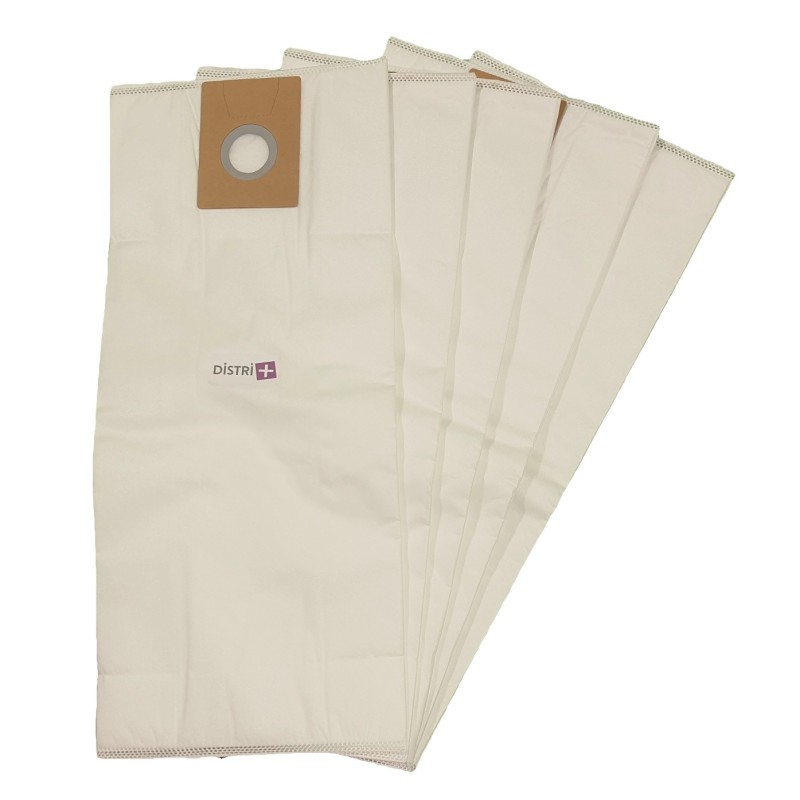 Sac aspirateur compatible avec HOOVER : CH08 - FIMAP : FA80, FV80. etc. - Ghibli AS12, AS20, AS27, AS30, AS40, AS400, AS59, AS60 - La pochette de 5 sacs microfibre
