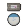 Lot de 2 filtres pour aspirateurs compatibles Moulinex Rowenta Compact Poxer Cyclonic RO371 à RO379, RO482 à RO488, ZR005901...