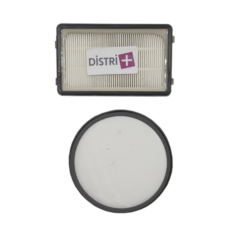 Lot de 2 filtres pour aspirateurs compatibles Moulinex Rowenta Compact Poxer Cyclonic RO371 à RO379, RO482 à RO488, ZR005901...