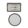 Lot de 2 filtres pour aspirateurs compatibles Moulinex Rowenta Compact Poxer Cyclonic RO371 à RO379, RO482 à RO488, ZR005901...