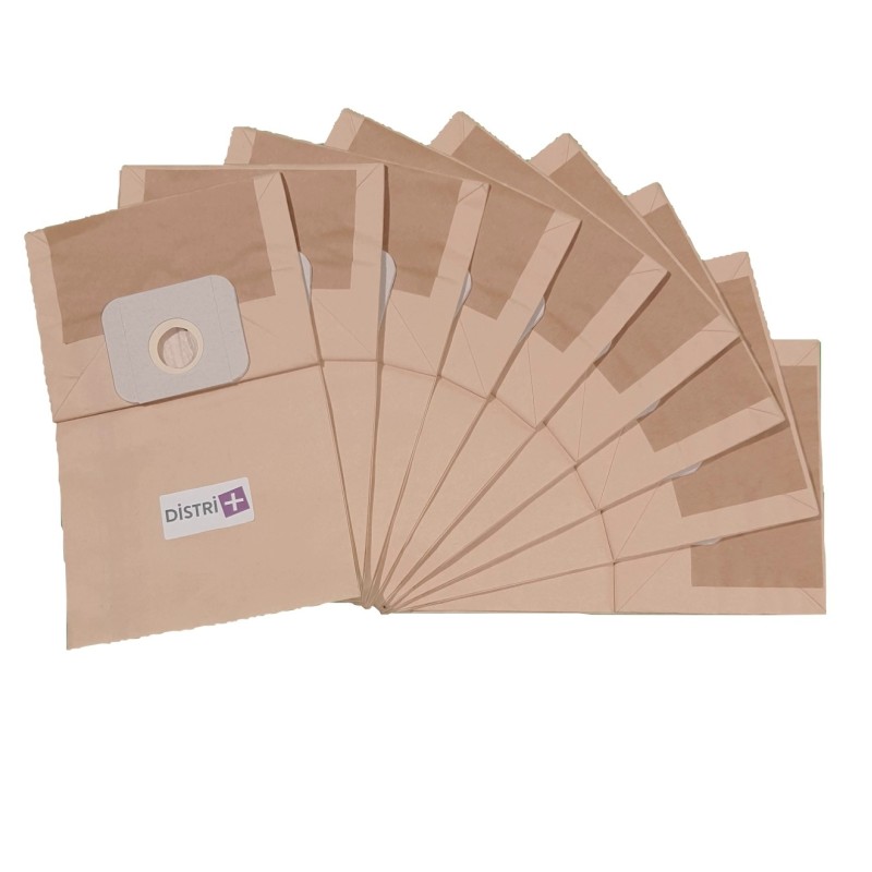 Sac aspirateur compatible avec KARCHER T191, 6.904-218.0, 69042180 - La pochette de 10 sacs papier pour aspirateur