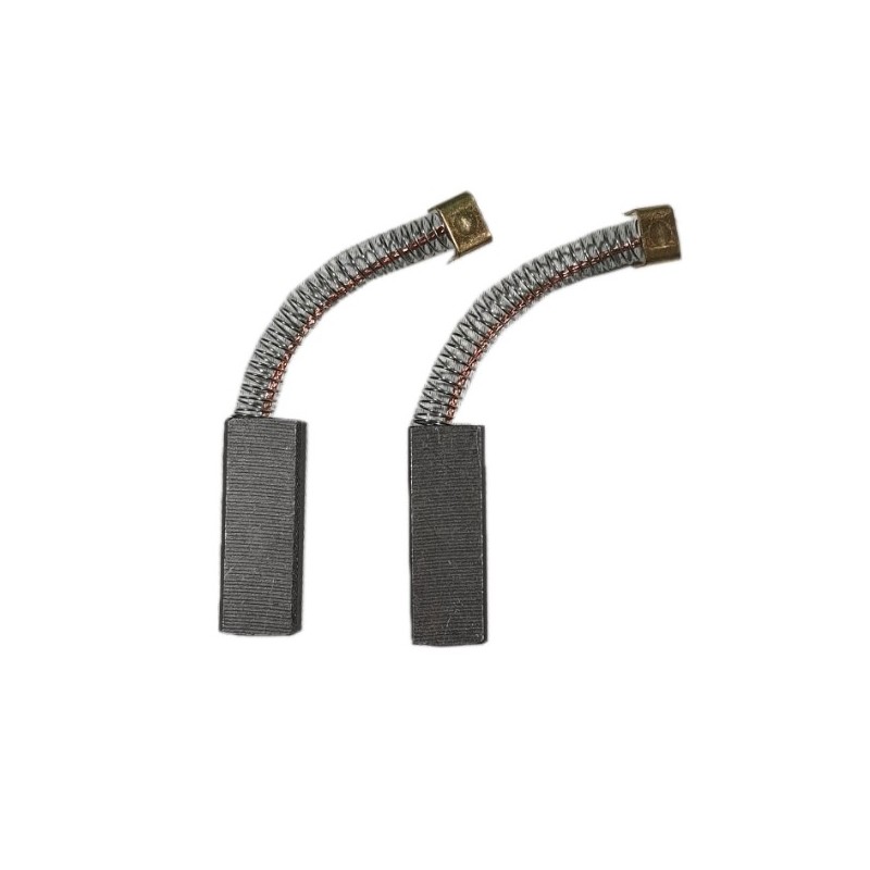 Lot de 2 charbons moteur pour aspirateurs  compatible avec Miele et Numatic - Dimensions : 11x6mm