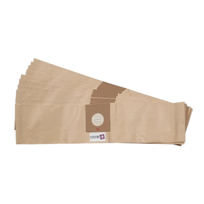 Sac aspirateur compatible avec Hoover CH12 - Prodim 909 Plus - La pochette de 10 sacs papier