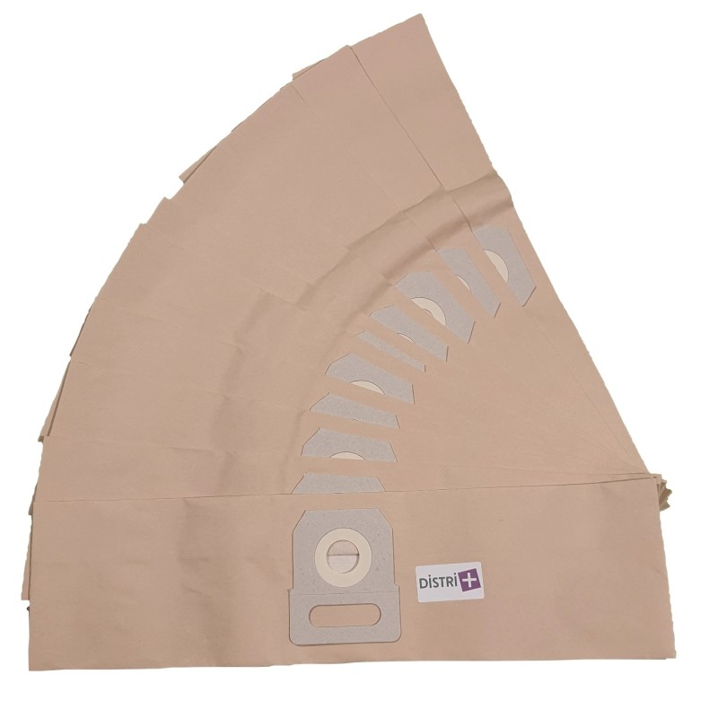 Sac aspirateur compatible avec Cleanfix : S 07 - Electrolux : E 79, PRO XL, Z 940, Z 950, Z 951, Z955- Euroclean : E 79, Z950 - Sebo C20 - La pochette de 10 sacs papier