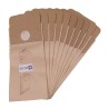 Sac aspirateur compatible avec FIORENTINI : AKCTIVA DYNAMIC 380, AKCITA DYNAMIC 450 - LINDHAUS : AKCTIVA DYNAMIC 380, AKCITA DYNAMIC 450 – La pochette de 10 sacs papier