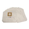 Sac aspirateur compatible avec Makita DVC260, DVC261, DVC265 - Alternative pour référence d origine Makita 197903-8 - pochette de 10 sacs microfibre