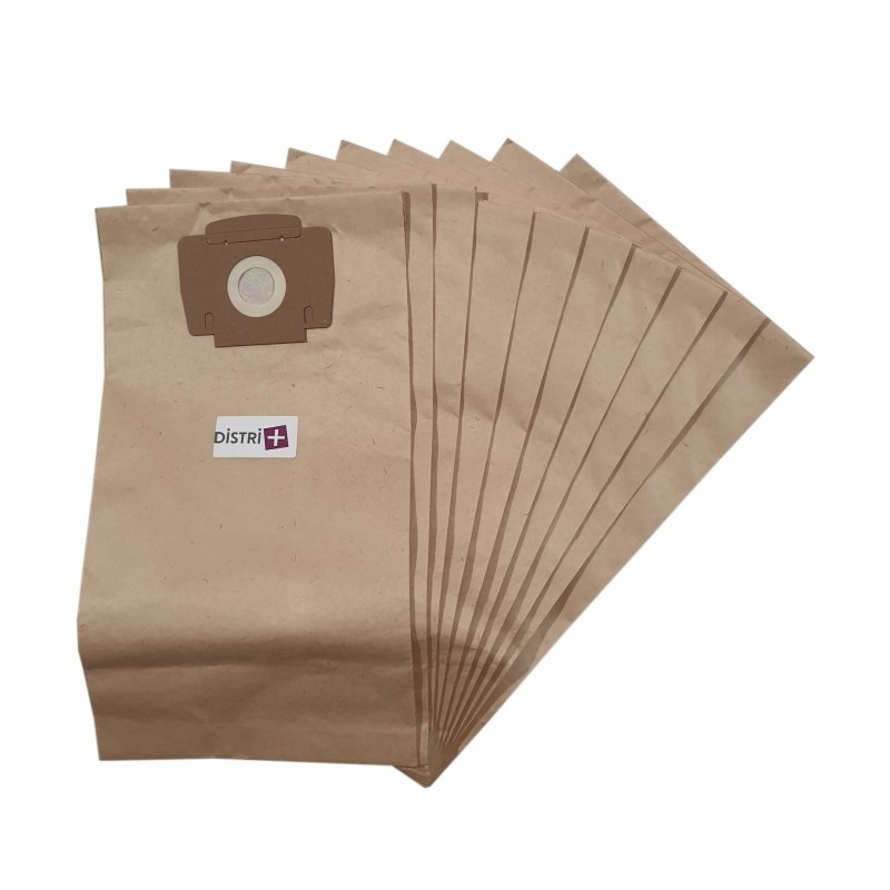 Sac aspirateur compatible avec Taski Aero 8, Aero 15 - Alternative pour réf Taski 7524289 - Carton de 15 pochettes de 10 sacs papier