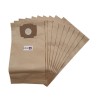 Sac aspirateur compatible avec Taski Aero 8, Aero 15 - Alternative pour réf Taski 7524289 - Carton de 15 pochettes de 10 sacs papier