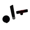 Lot de 1 suceur long plat + 1 brosse ronde + 1 suceur triangulaire pour aspirateur allant sur des tubes de diamètre 32mm