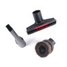 Lot de 1 suceur long plat + 1 brosse ronde en crin de cheval + 1 suceur triangulaire pour aspirateur allant sur des tubes de diamètre 32mm