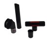 Lot 1 suceur long plat, 1 brosse ronde, 1 suceur triangulaire, 1 adaptateur pour aspirateur, tubes 32mm et 35mm