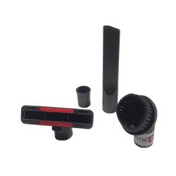 Lot 1 suceur long plat, 1 brosse ronde, 1 suceur triangulaire, 1 adaptateur pour aspirateur, tubes 32mm et 35mm