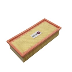 Filtre plissé plat en cellulose compatible pour aspirateur Karcher NT65/2, NT72/2, NT75/2, 69042830, 6.904-283.0 - Lot de 1 filtre