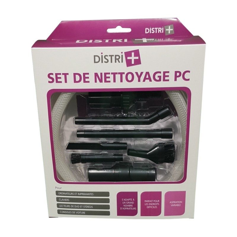 Kit d accessoires pour aspirateurs pour nettoyage de précision : machine à coudre, surjeteuse, ordinateur, clavier...