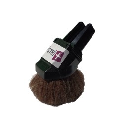 2 en 1 Brosse meuble ronde en crin de cheval + suceur triangulaire pour aspirateur allant sur des tubes de diamètre 32mm