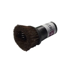 Brosse meuble ovale articulée en crin de cheval pour aspirateur allant sur des tubes de diamètre 35mm - Largeur 12cm